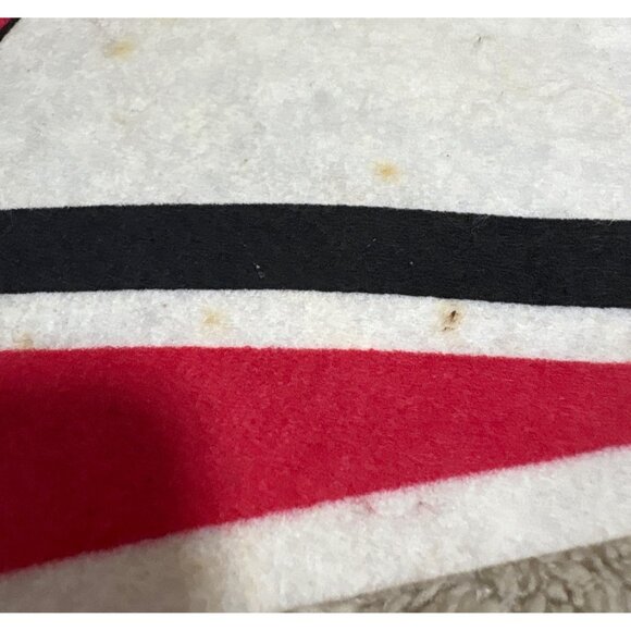 Vintage Chicago Bulls Pennant NBA Licensed Felt Red & White Basketball - Picture 5 of 8